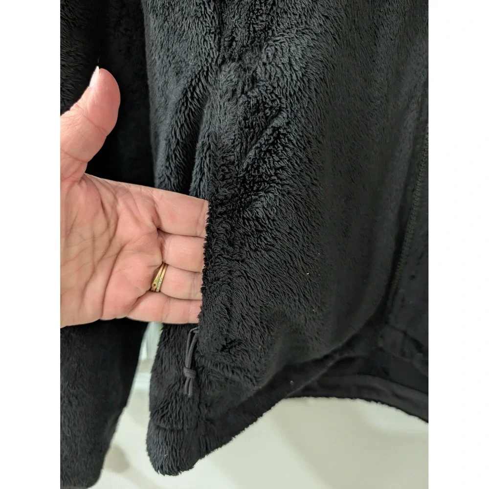 The North Face, Women's L, Osito Fleece Jacket, Black, Full Zip Outerwear